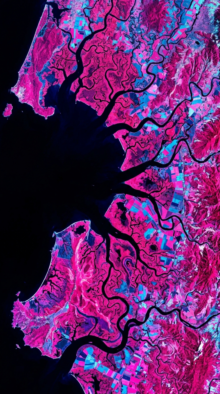 Infrared satellite imagery