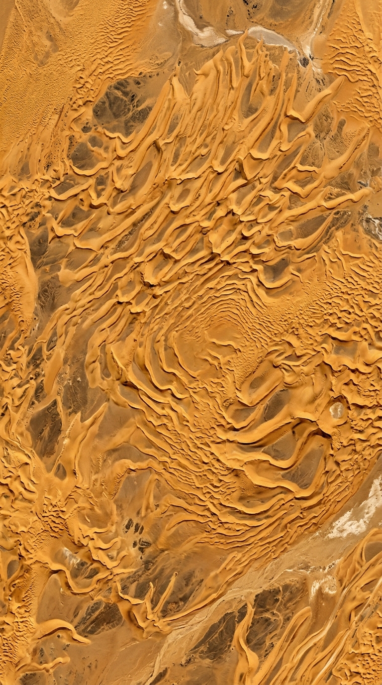 Sahara Desert from space